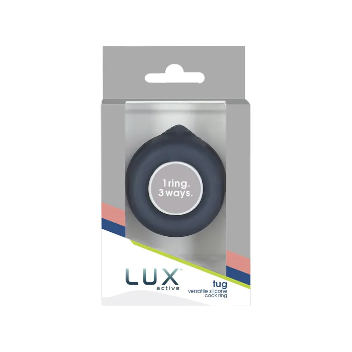 Подвійне ерекційне кільце LUX Active Tug Versatile Silicone Cock Ring — фото 8