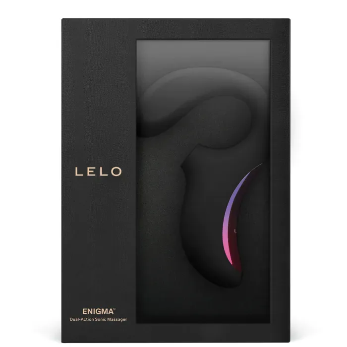 Кліторально-вагінальний звуковий стимулятор Lelo Enigma Black — фото 8