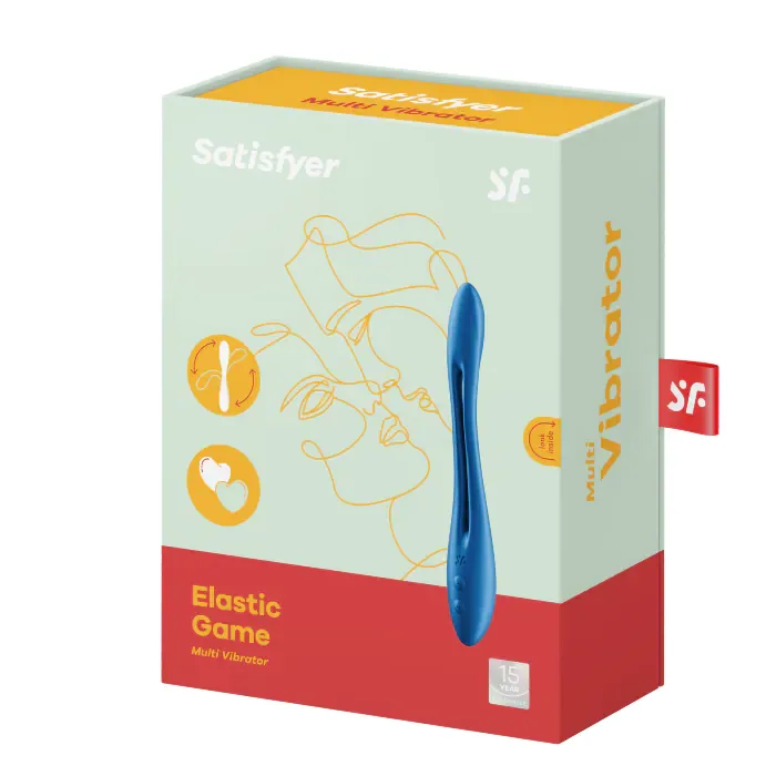 Вібратор Satisfyer Elastic Game dark blue — фото 9