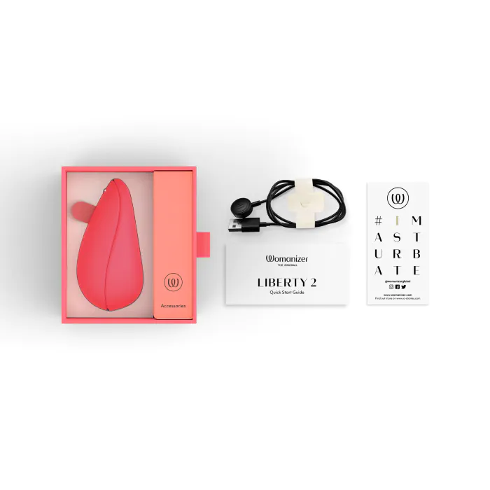 Вакуумний стимулятор Womanizer Liberty 2 Rose — фото 9