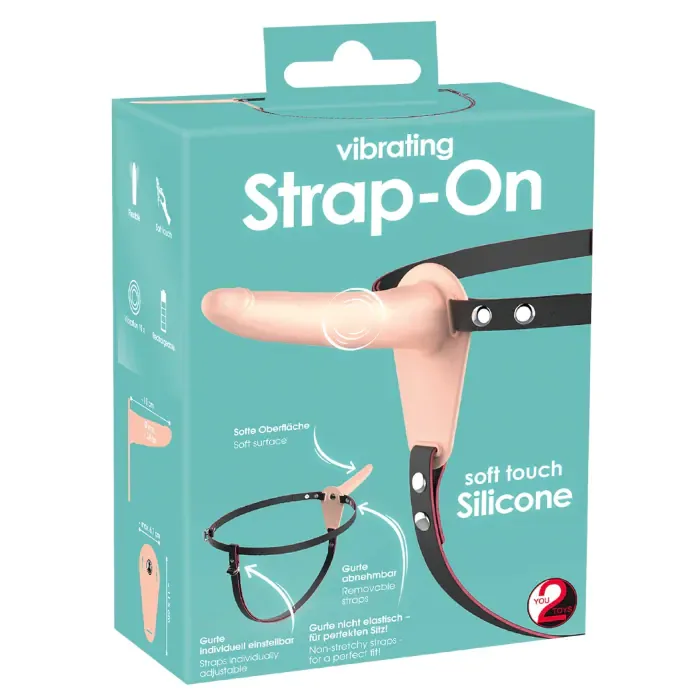 Страпон з вібрацією Vibrating Strap-On — фото 2