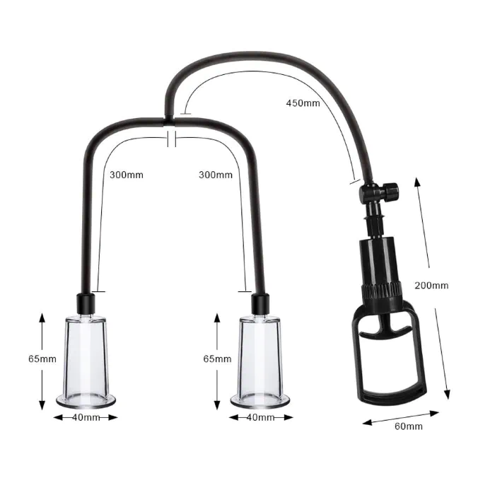 Вакуумна помпа для грудей, сосків та вульви Men Powerup Passion Pump — фото 5