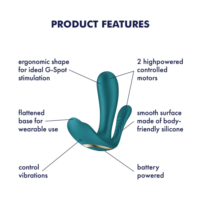 Подвійний вібратор у трусики Satisfyer Top Secret+ Battery Series — фото 6