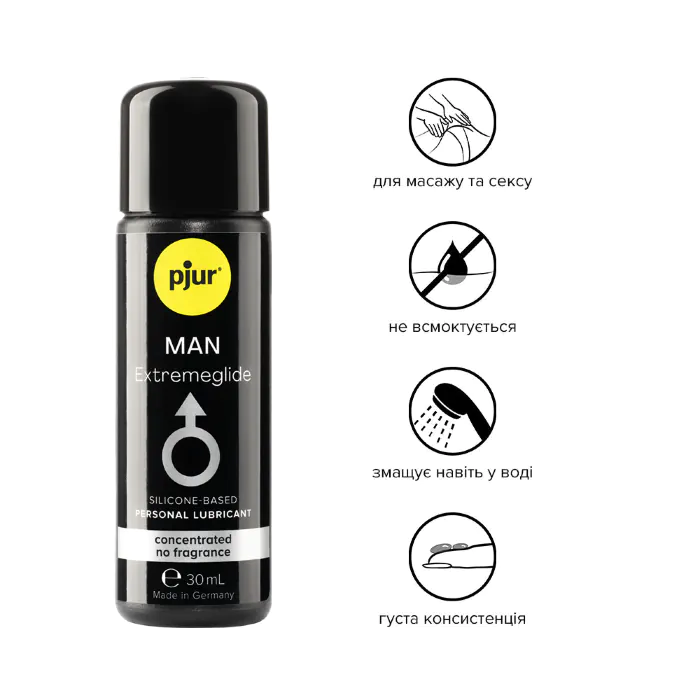 Лубрикант на силіконовій основі pjur Man Premium Extremeglide 30 мл — фото 2