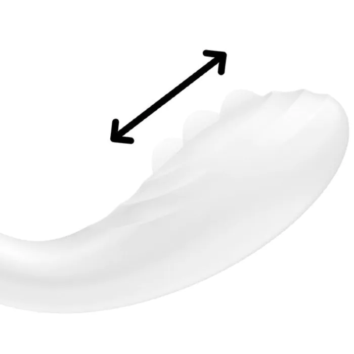Вібратор із перлинною стимуляцією точки G Satisfyer Rrrolling Pleasure white — фото 2