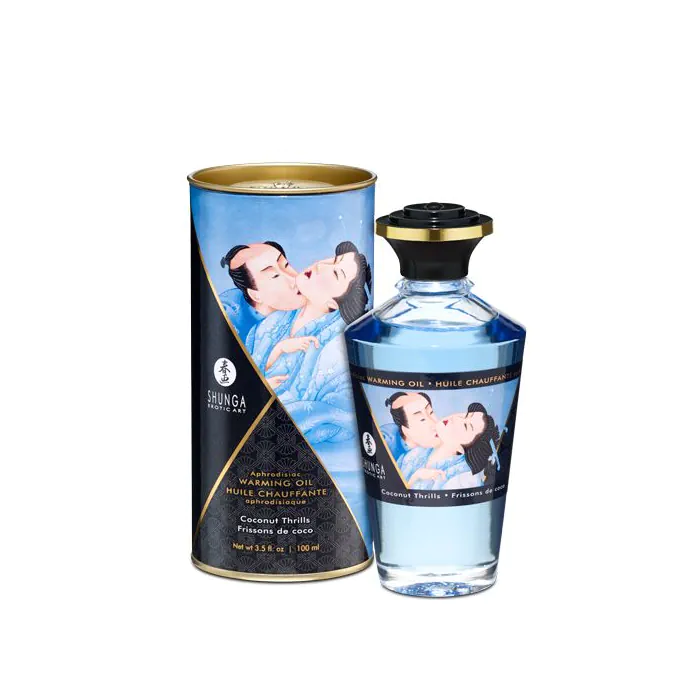 Розігріваюча олія Shunga APHRODISIAC WARMING OIL кокос