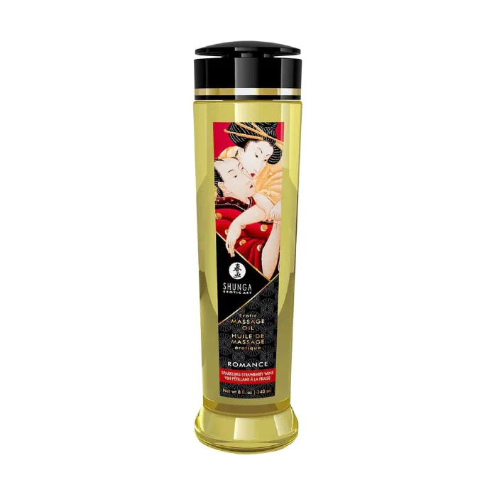Масажна олія Shunga Romance Sparkling Strawberry Wine 240 мл