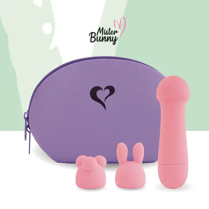 Міні-вібратор FeelzToys Mister Bunny Pink — фото 4