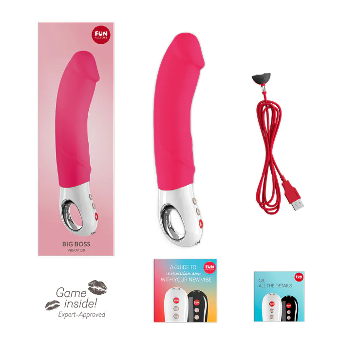 Вібратор Fun Factory Big Boss Pink — фото 9