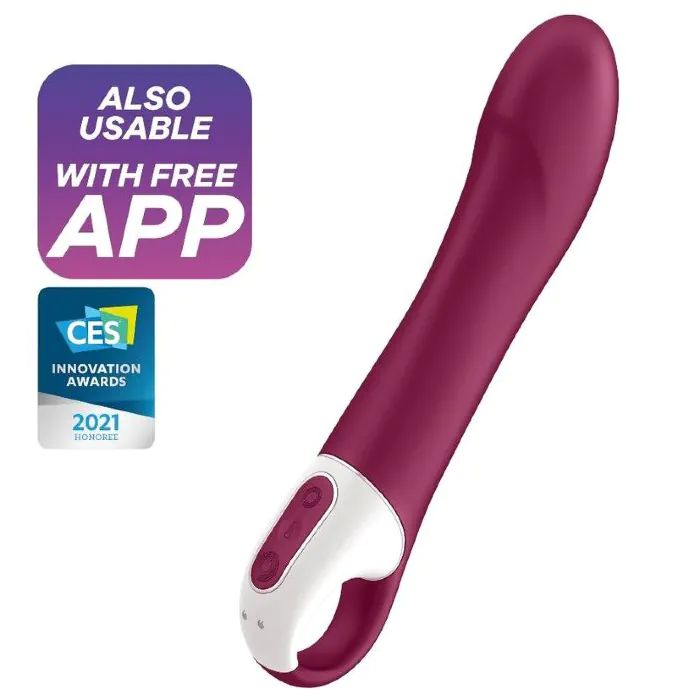 Смарт вібратор для точки G Satisfyer Big Heat Connect App