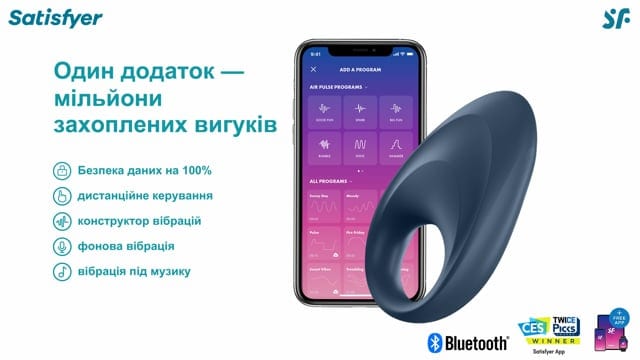 Ерекційне віброкільце Satisfyer Mighty One — фото 2