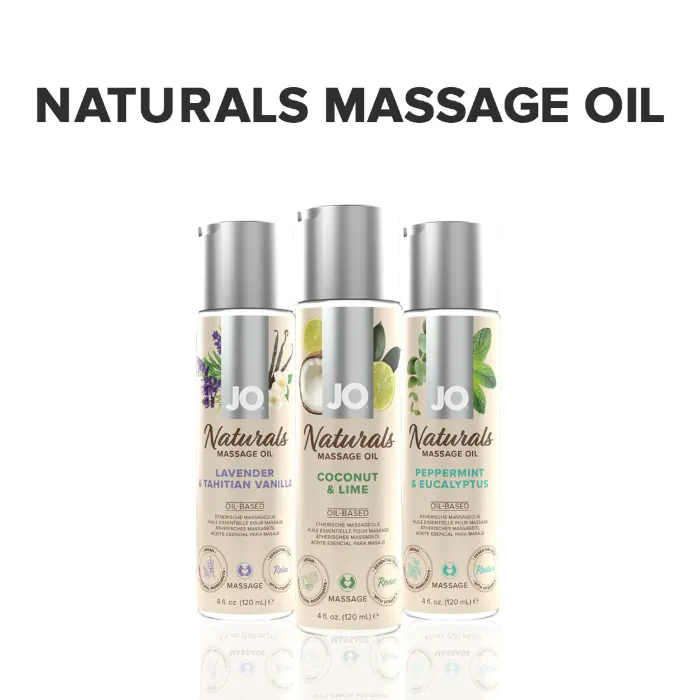 Масажне масло JO Naturals Coconut & Lime 120 мл — фото 9