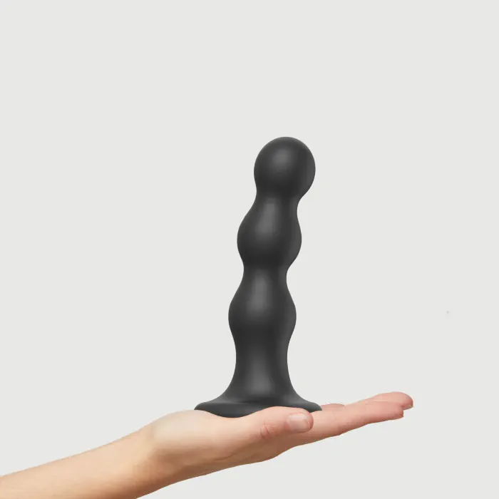 Насадка для страпона Strap-On-Me Dildo Plug Balls Black L — фото 2