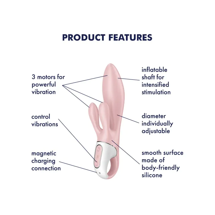 Вібратор Satisfyer Air Pump Bunny 3 — фото 7