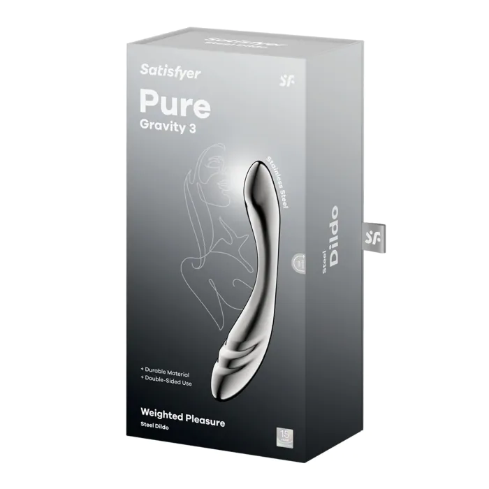 Металевий дилдо Satisfyer Pure Gravity 3 — фото 5