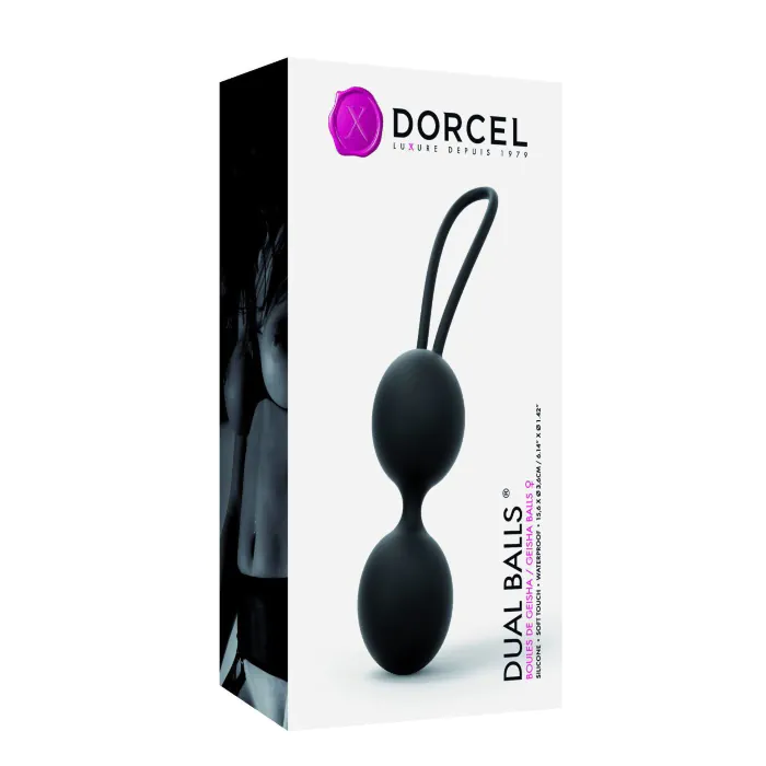Вагінальні кульки Dorcel Dual Balls Black — фото 3