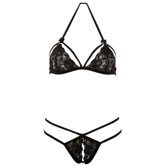 Комплект Lace Set Cottelli Black — фото 5