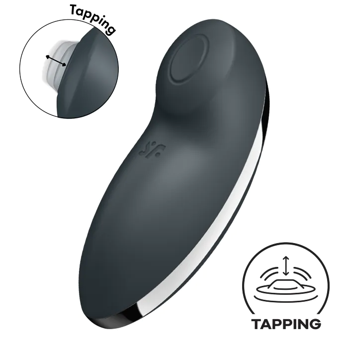Вібростимулятор Satisfyer Tap & Climax 2 Grey