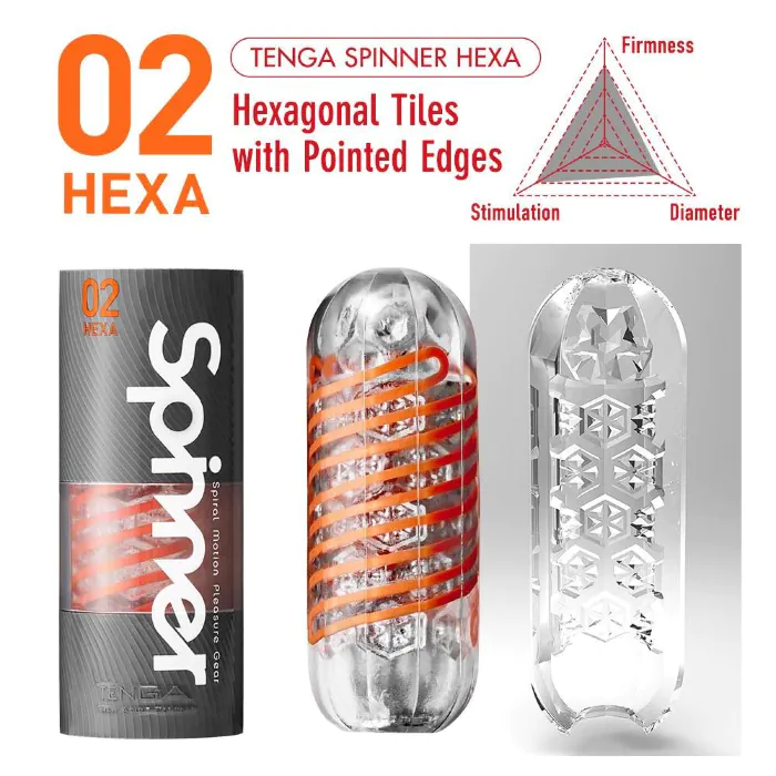 Мастурбатор Tenga Spinner Hexa — фото 6
