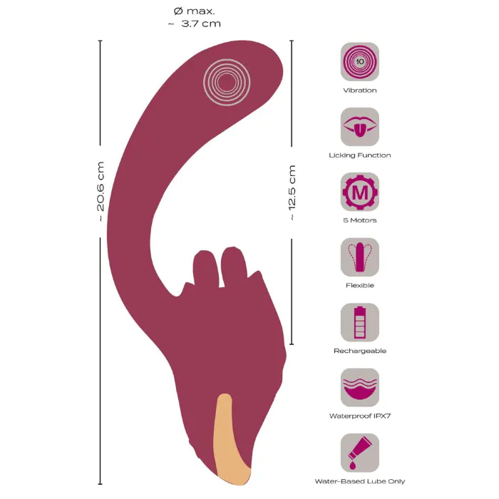 Вібратор Javida 2 Function Vibrator — фото 11