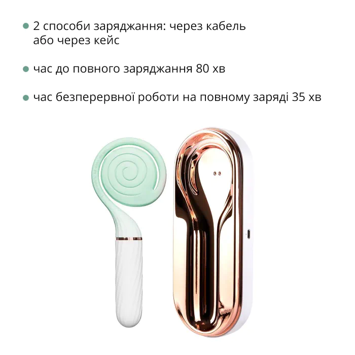 Пульсатор з вакуумною стимуляцією Otouch Lollipop Teal — фото 9