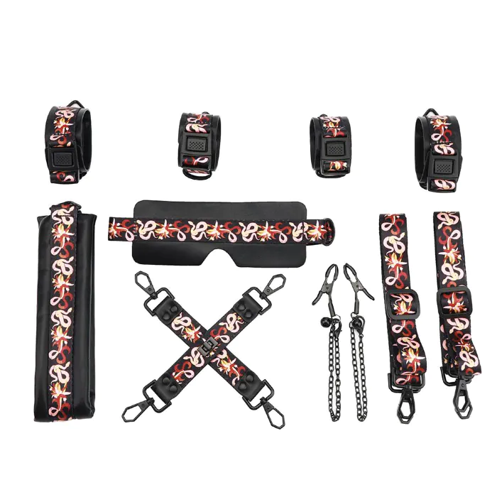 Набір BDSM Lockink The Flowering Serpent Bondage Set 7 шт