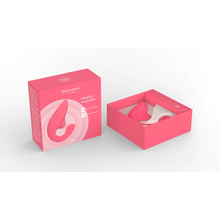 Вібратор кролик з вакуумною стимуляцією Womanizer Blend Vibrant Rose — фото 20