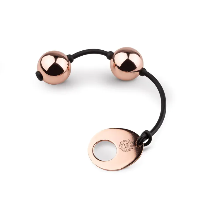 Металеві кульки Rosy Gold Nouveau Kegel Balls — фото 2