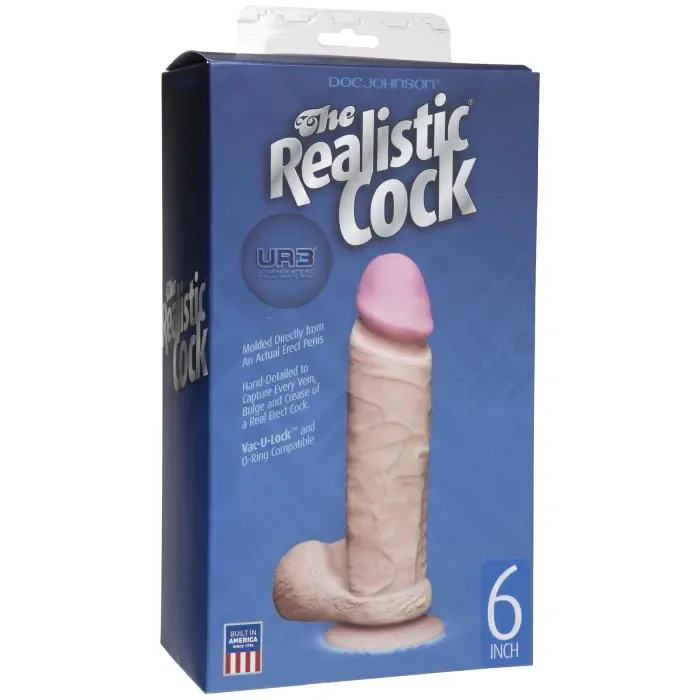 Фалоімітатор Doc Johnson The Realistic Cock 6 — фото 2