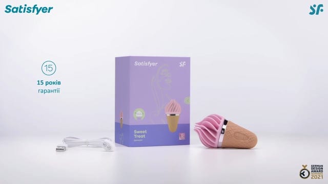 Спиннатор морозиво Satisfyer Sweet Treat — фото 3