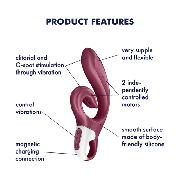 Вібратор кролик Satisfyer Love me red — фото 8