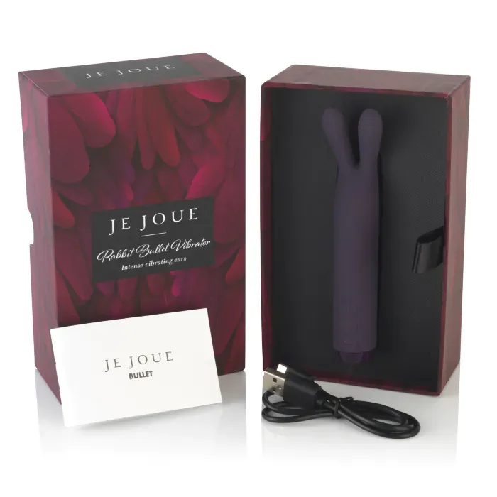 Вібратор із вушками Je Joue - Rabbit Bullet Vibrator Purple — фото 8