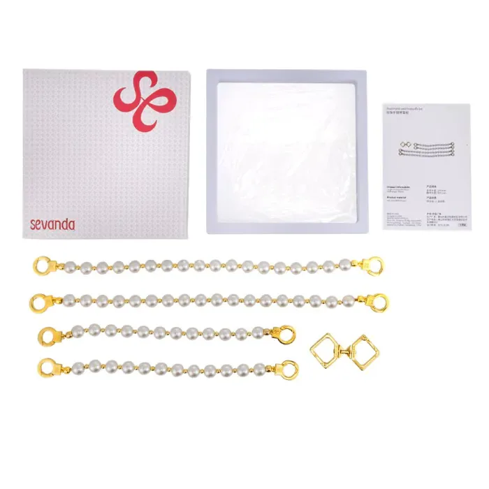 Перлинні наручники та поножі Lockink Pearl Handcuffs & Anklecuffs — фото 10
