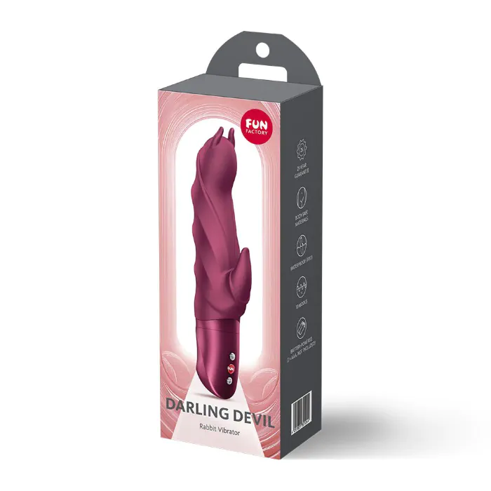 Вібратор Fun Factory Darling Devil Wine Red — фото 4