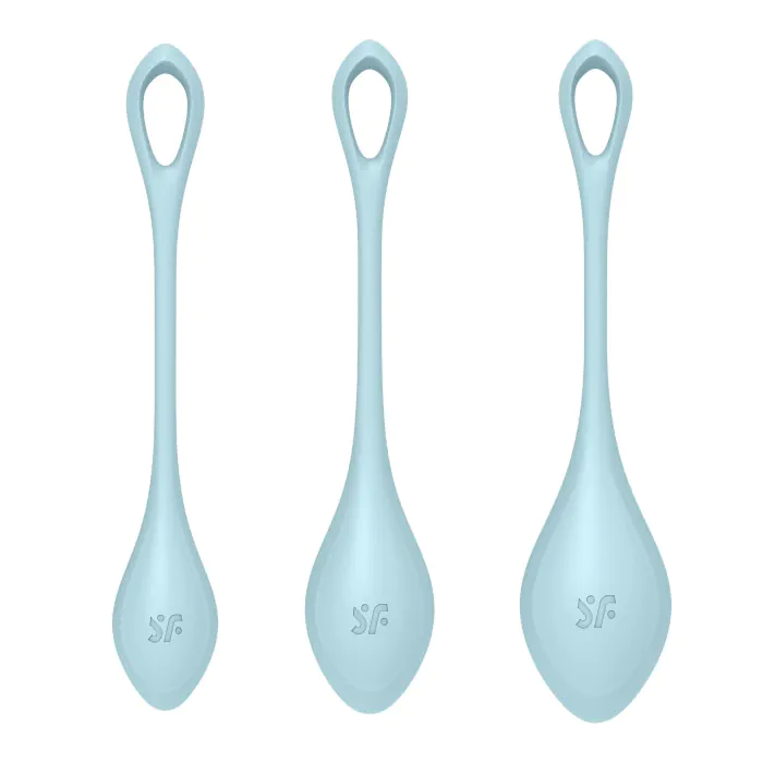 Вагінальні кульки Satisfyer Yoni Power 2 Light Blue — фото 4