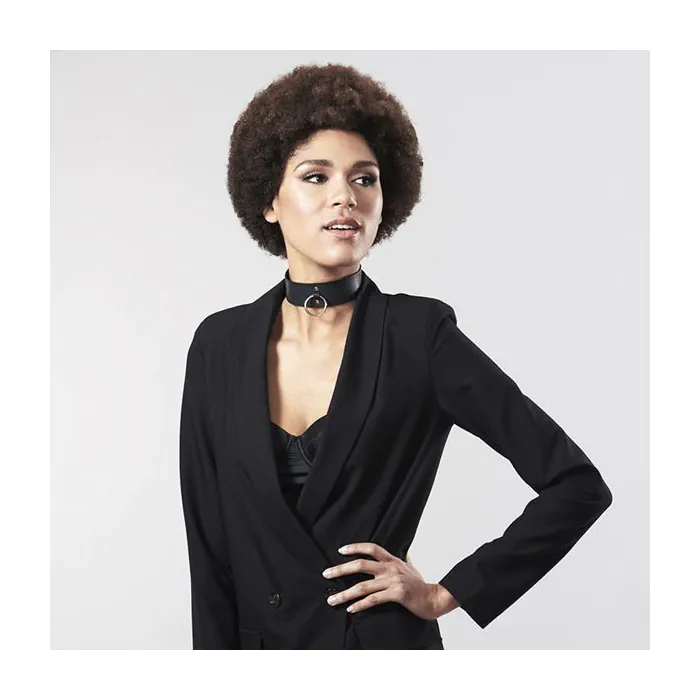 Чокер Bijoux Indiscrets MAZE - Wide Chocker Black — фото 7