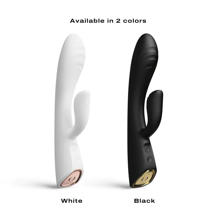 Вібратор Dorcel Flexi Rabbit Vibrator White — фото 7