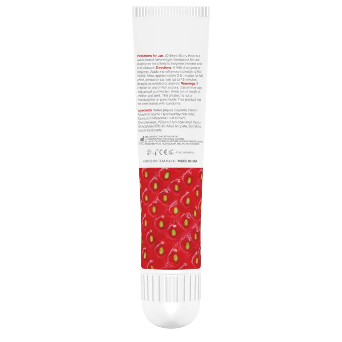 Гель для клітора JO Sweet Berry Heat 10 мл — фото 3