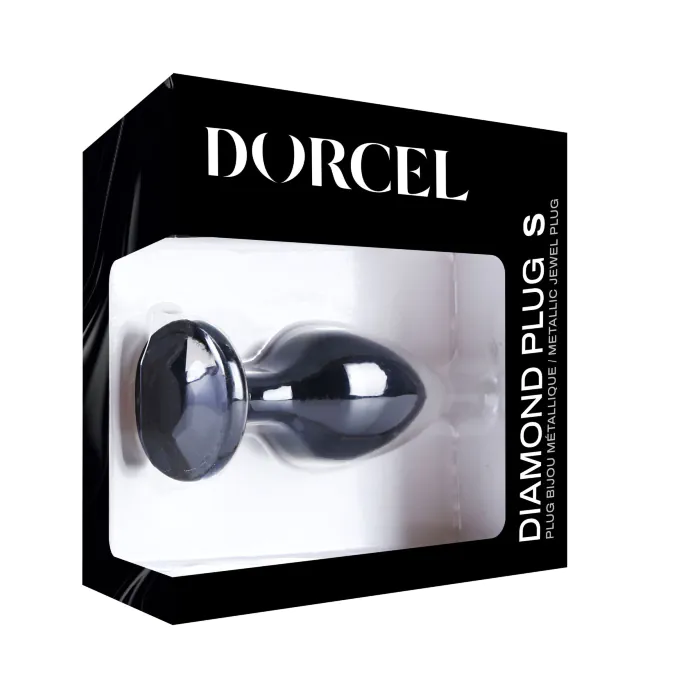 Анальна пробка Dorcel Diamond Plug Black S — фото 7