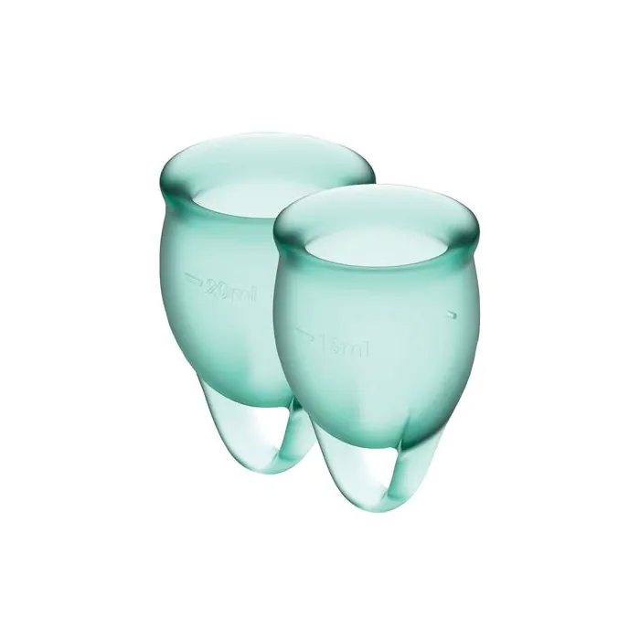 Набір менструальних чаш Satisfyer Feel Confident turquoise