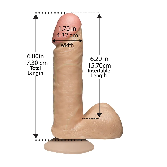 Фалоімітатор Doc Johnson Realistic Cock 6 inch Vack-U-Lock — фото 2