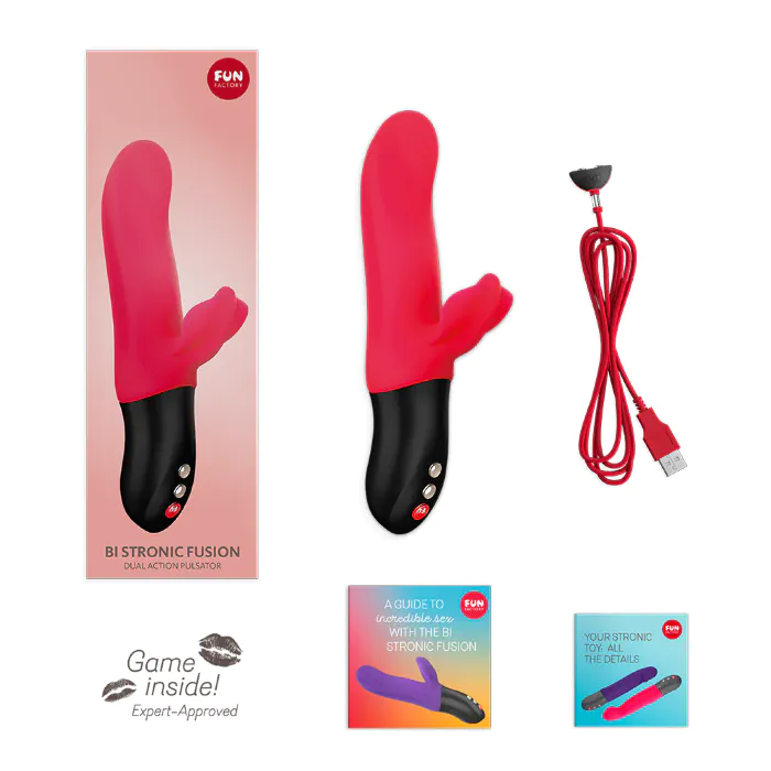 Пульсатор Fun Factory Bi Stronic Fusion India Red — фото 11