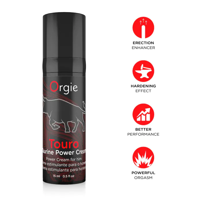 Крем для посилення ерекції Orgie Touro Power Cream 15 мл — фото 4