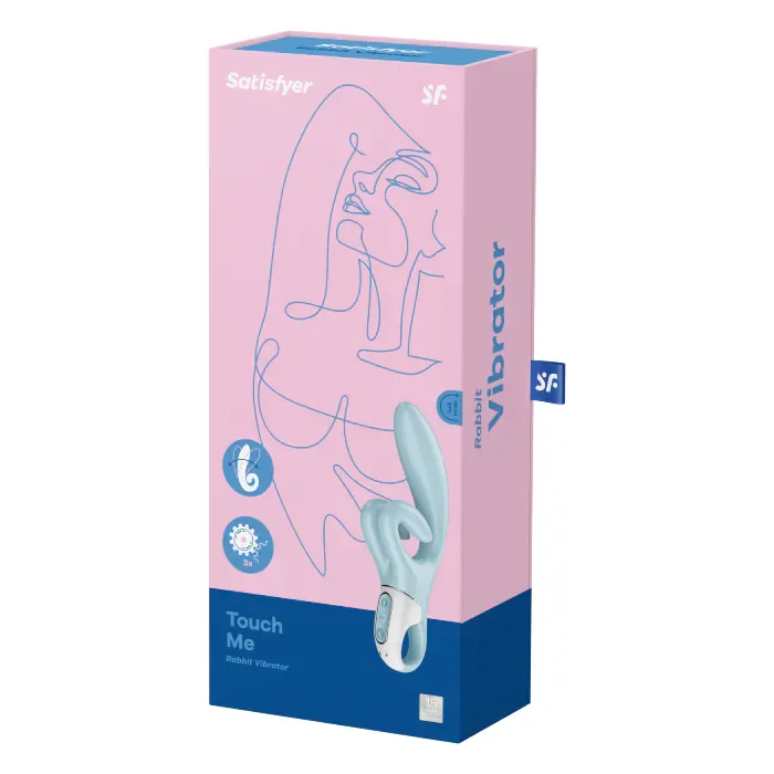 Вібратор кролик Satisfyer Touch me light blue — фото 8
