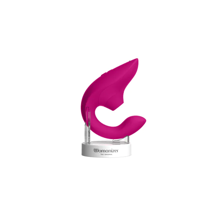 Вібратор кролик з вакуумною стимуляцією Womanizer Blend Vibrant Pink — фото 12