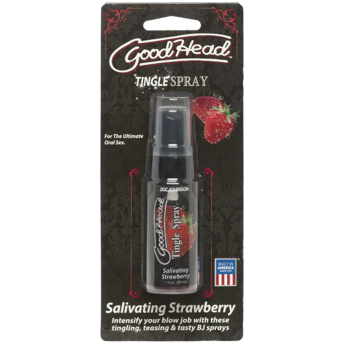 Спрей для мінету Doc Johnson GoodHead Tingle Spray Strawberry 29 мл — фото 2