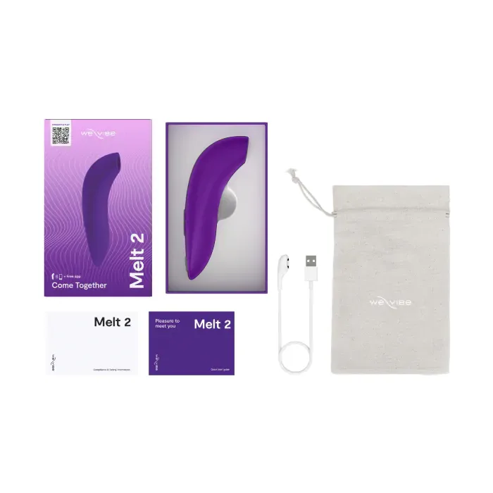 Вакуумний смартстимулятор We-Vibe Melt 2 Purple — фото 22