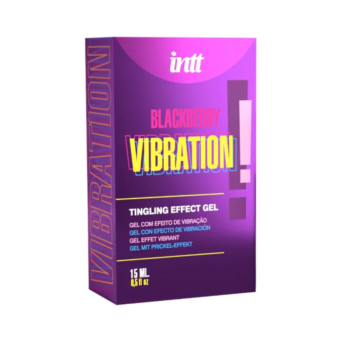 Рідкий вібратор Intt Vibration Blackberry 15 мл — фото 3