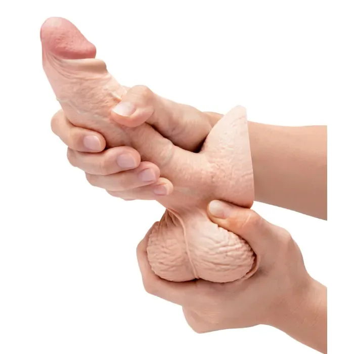 Фалоімітатор b-Vibe Slipskin 6" Girthy — фото 6