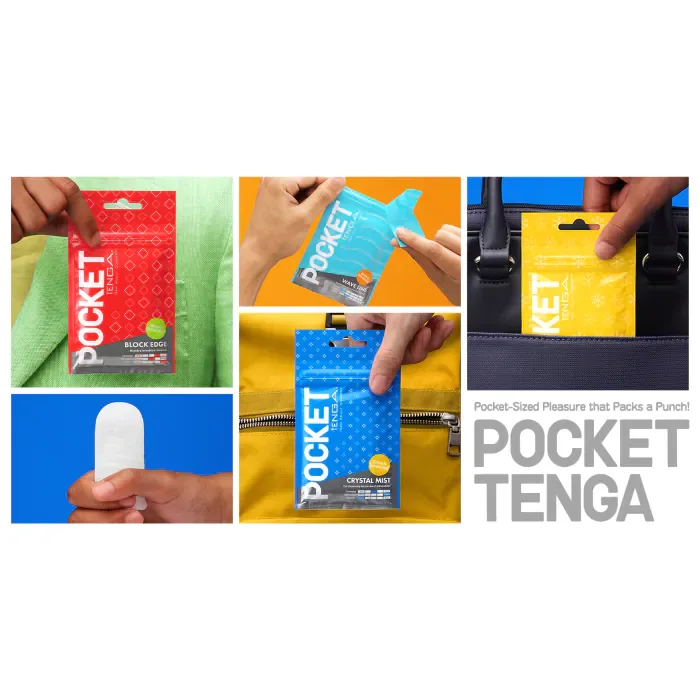Мастурбатор Pocket Tenga Hexa-Brick — фото 14